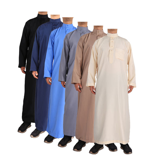 Muslim men's robe Arabian robe jubba