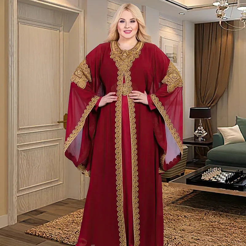 Elegant Abaya Dubai Luxury Casual Kimono Robe