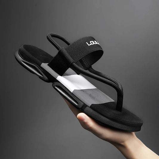 summer ankle wrap shoes slip-resistant slide sandals summer male slippers