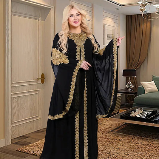 Elegant Abaya Dubai Luxury Casual Kimono Robe