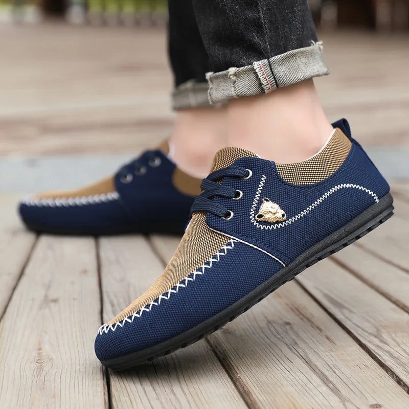 Mens Loafers Slip on Casual Shoes for Male 2024 Breathable Driving Flats Non Slip