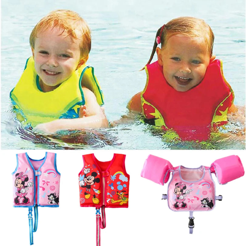 Baby swim float vest Safety assisted swimwear Learning swimming equipment