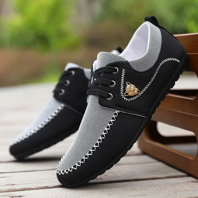 Mens Loafers Slip on Casual Shoes for Male 2024 Breathable Driving Flats Non Slip