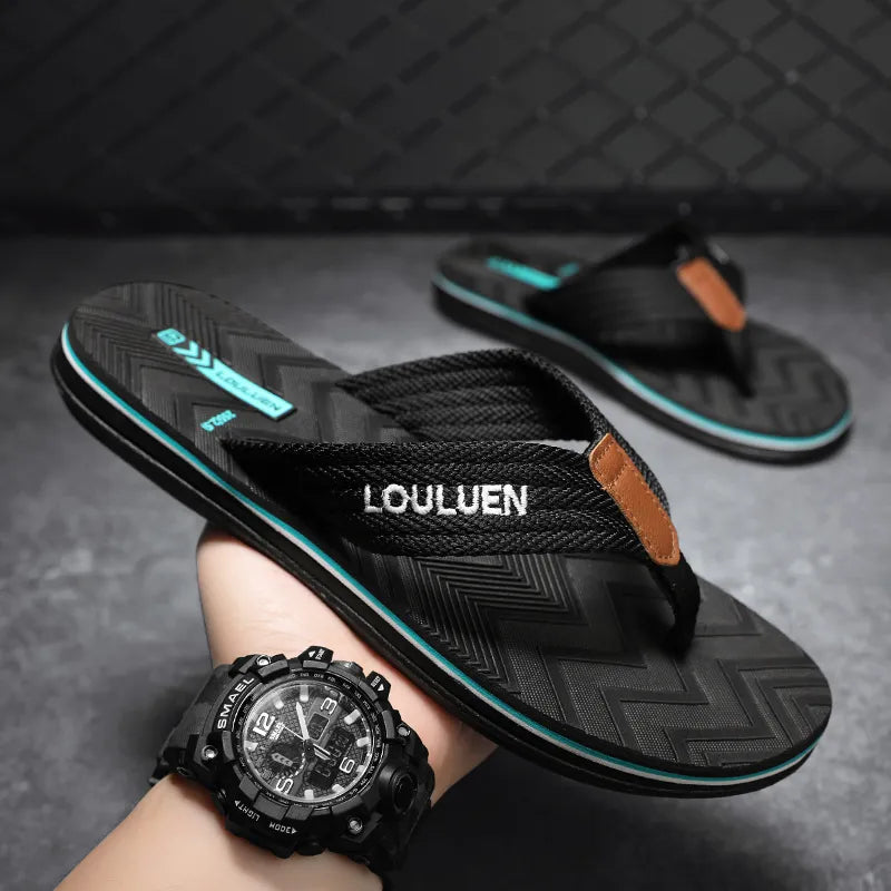 High Quality Brand Men Flip Flops Summer Beach Flip Flops