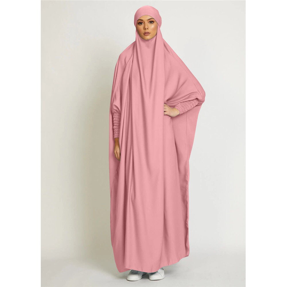 Muslim Women Hijab Dress Prayer Garment Long Full Cover Gown Abayas Islamic Clothes Niqab