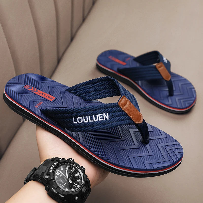 High Quality Brand Men Flip Flops Summer Beach Flip Flops