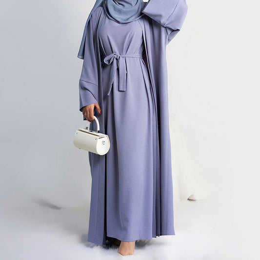 2 Piece Abaya and jubba Long Dress for Women