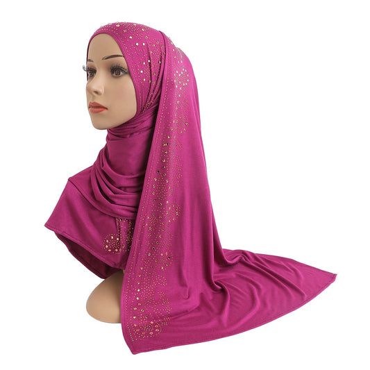 muslim hijabs for woman shawl Islamic Scarf pull on headwrap