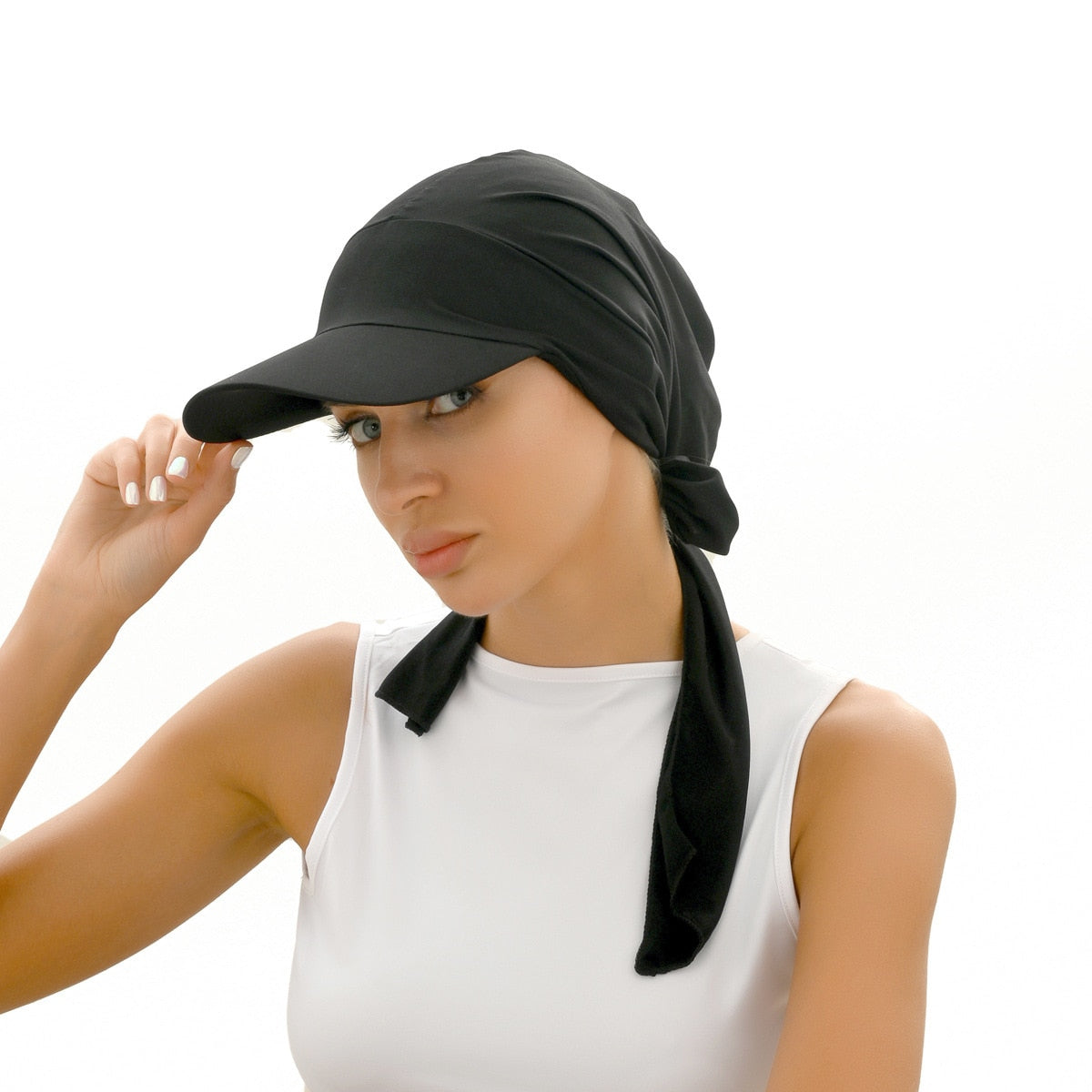 Muslim Hijab Turban Hat For Girls Baseball Cap/Sun Hat/swimming  Scarf Cap