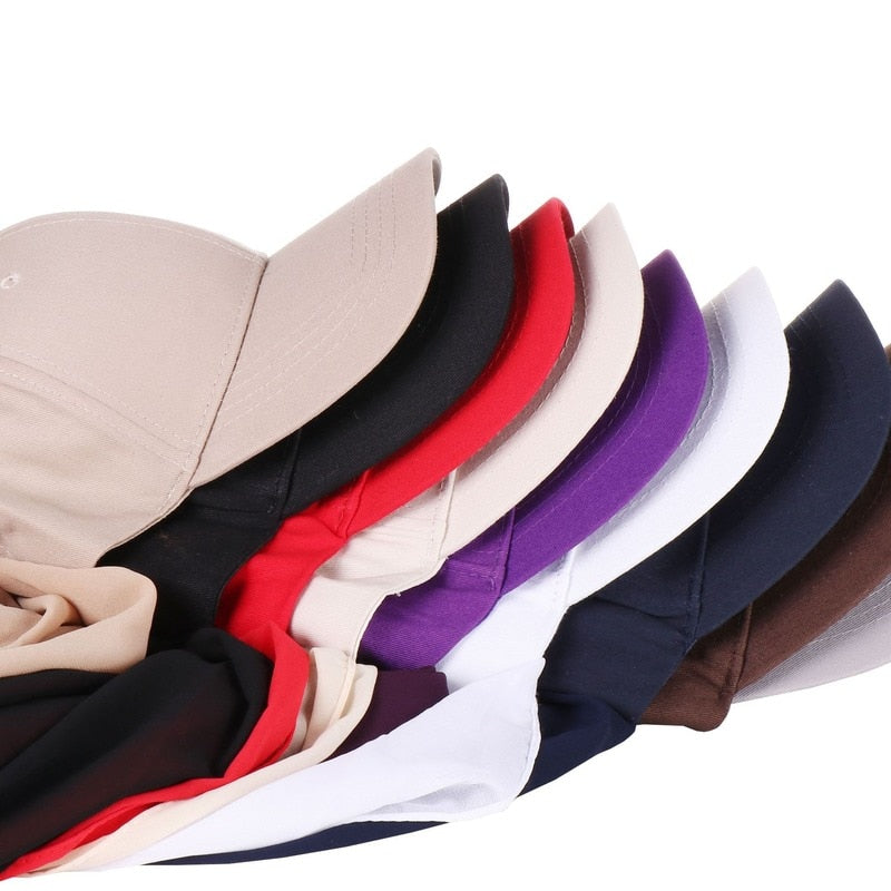 Women Hijabs Muslim Sports Style Solid Color Pearl Scarf And Cotton Baseball Cap